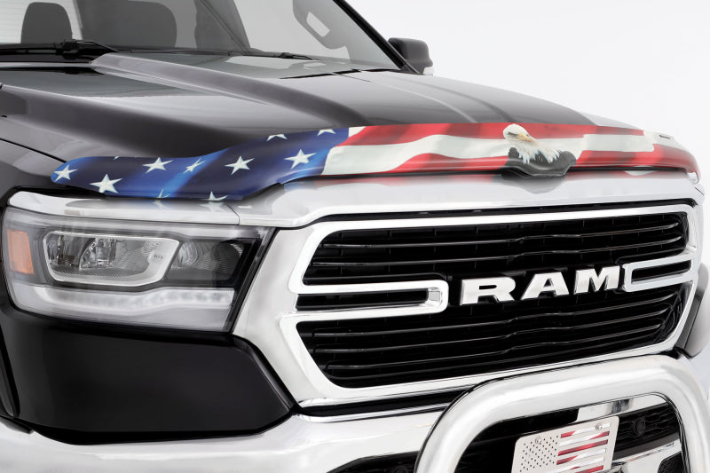 Stampede 2009-2018 Dodge Ram 1500 Excludes Rebel Models Vigilante Premium Hood Protector - Flag