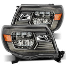 AlphaRex 05-11 Toyota Tacoma LUXX-Series LED Crystal Headlights Alpha-Black