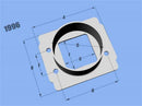 Vibrant MAF Sensor Adapter Plate Toyota w/ Bosch MAF Sensor w/ 3in ID filter only