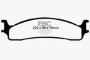 EBC 06-11 Dodge Ram 1500 Mega Cab 2WD Yellowstuff Front Brake Pads