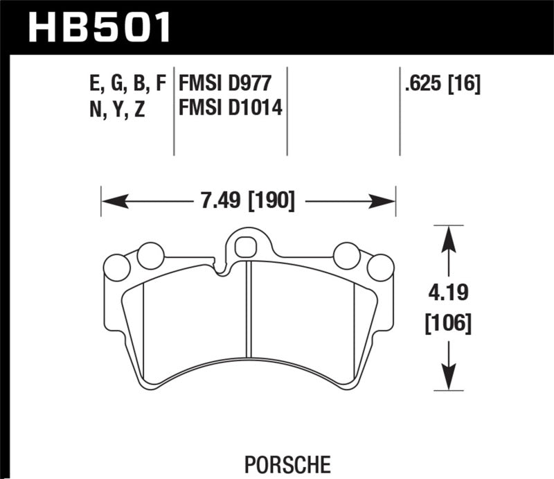 Hawk 07-15 Audi Q7 Base / Premium HP+ Compound Front Brake Pads