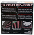 K&N Replacement Unique Air Filter 6.625in L x 4.75in W x 1.625in H with 1 Flange for Harley-Davidson