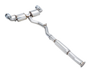 AWE Tuning Subaru BRZ/ Toyota GR86/ Toyota 86 Touring Edition Cat-Back Exhaust- Chrome Silver Tips
