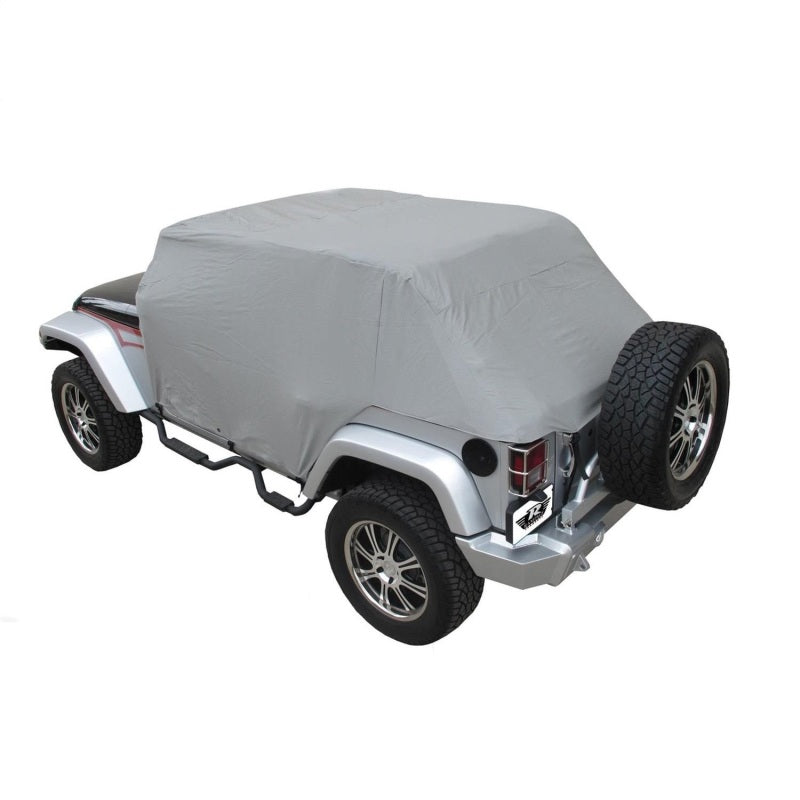 Rampage 2007-2018 Jeep Wrangler(JK) Unlimited Cab Cover With Door Flaps - Grey