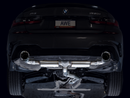 AWE Tuning 19-23 BMW 330i / 21-23 BMW 430i Base G2X Touring Axle-Back Exhaust - Chrome Silver