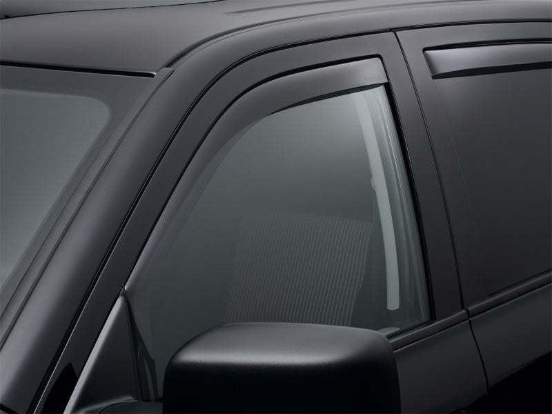 WeatherTech 09+ Dodge Ram 1500 Front Side Window Deflectors - Dark Smoke