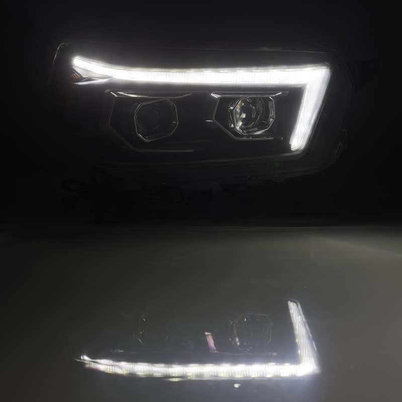 AlphaRex 10-13 Toyota 4Runner LUXX-Series Projector Headlights Black