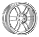 Enkei RPF1 15x7 4x100 41mm Offset 73mm Bore Silver Wheel Honda & Acura 4-Lug/02-06 Mini