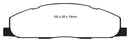 EBC 09-11 Dodge Ram 2500 Pick-up 5.7 2WD/4WD Yellowstuff Rear Brake Pads