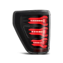 AlphaRex 21-23 Ford F150 LUXX-Series LED Tail Lights Alpha-Black