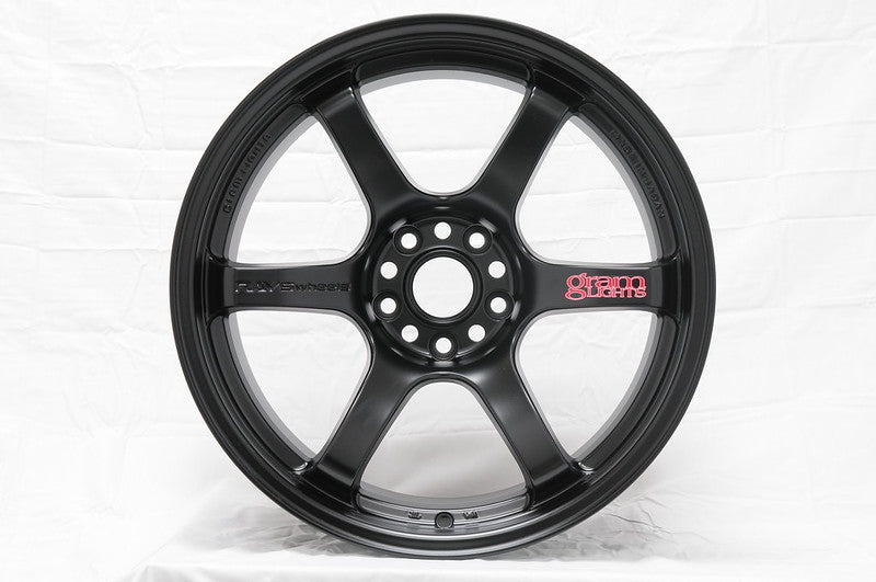 Gram Lights 57DR 19x10.5 +35 5-112 Semi Gloss Black Wheel