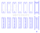 King Engine Bearings BMW M20/M50 2.0L/2.5L/2.7L Crankshaft Main Bearings Set - 7 Pairs Coated