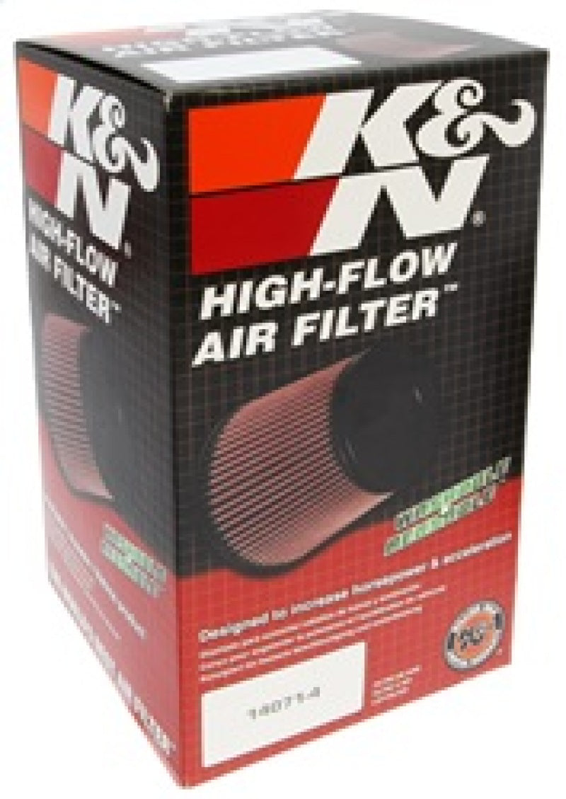 K&N Filter Universal Rubber Filter 3.25  Flange 5.5 Base 4.6875 Top 8 Height