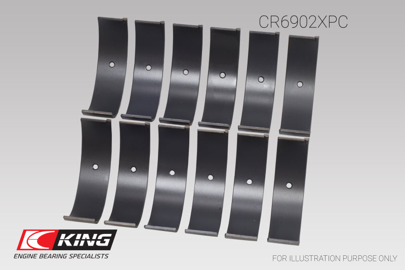 King Nissan VQ35HR/VQ37VHR/VR30DTT (Size STDX) pMaxKote Rod Bearing Set