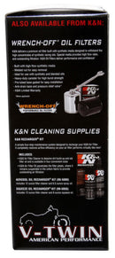 K&N Replacement Air Filter 1.625in H for Harley-Davidson