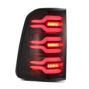 AlphaRex 19-22 Ram 1500 LUXX-Series LED Tail Lights Black-Red