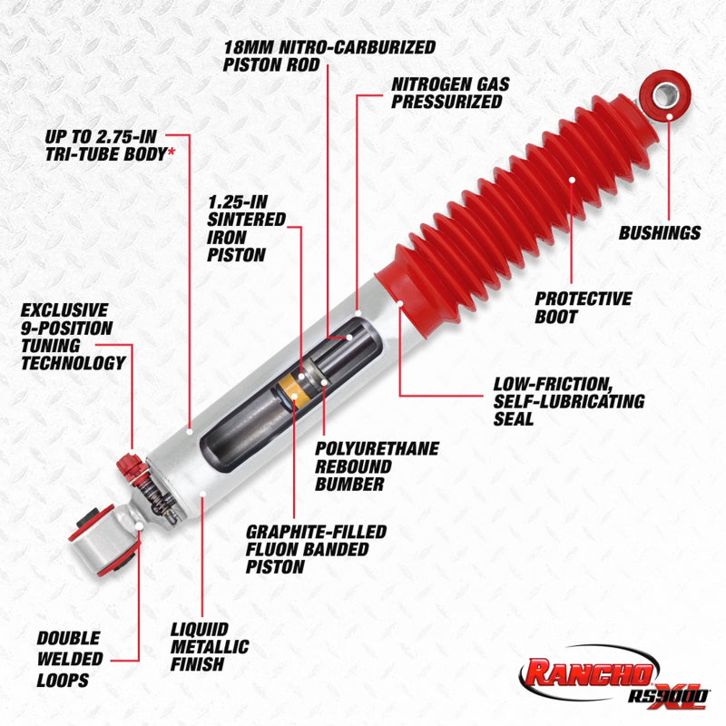 Rancho 02-06 Chevrolet Avalanche 1500 Front RS9000XL Shock