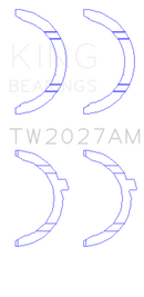 King Engine Bearings AUDI AAH, BUG, CCWA,CTBA Thrust Washer Set