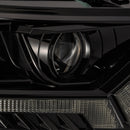 AlphaRex 19-23 Ford Ranger LUXX-Series LED Projector Headlights Alpha-Black