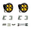 Baja Designs Jeep JK Squadron-R SAE Fog Pocket Light Kit - Amber