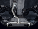 AWE Tuning 19-23 BMW 330i / 21-23 BMW 430i Base G2X Track Edition Axle-Back Exhaust - Diamond Black