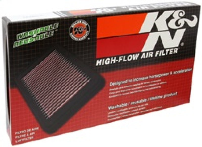 K&N Replacement Air Filter for 15-16 Mercedes Benz C400 3.0L / E320 / GL450 / ML400 (2 Required)