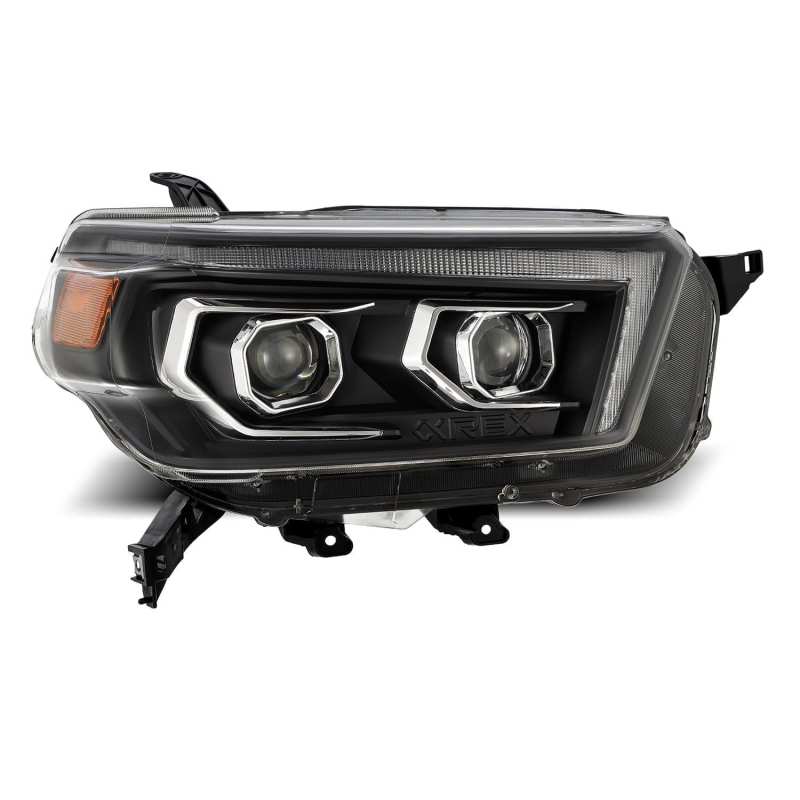AlphaRex 10-13 Toyota 4Runner LUXX-Series Projector Headlights Black