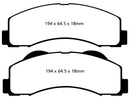 EBC 15+ Ford Expedition 3.5 Twin Turbo 2WD Greenstuff Front Brake Pads
