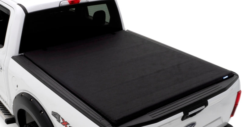 Lund 04-18 Ford F-150 (8ft. Bed) Genesis Roll Up Tonneau Cover - Black