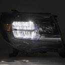 AlphaRex 05-11 Toyota Tacoma LUXX-Series LED Crystal Headlights Chrome