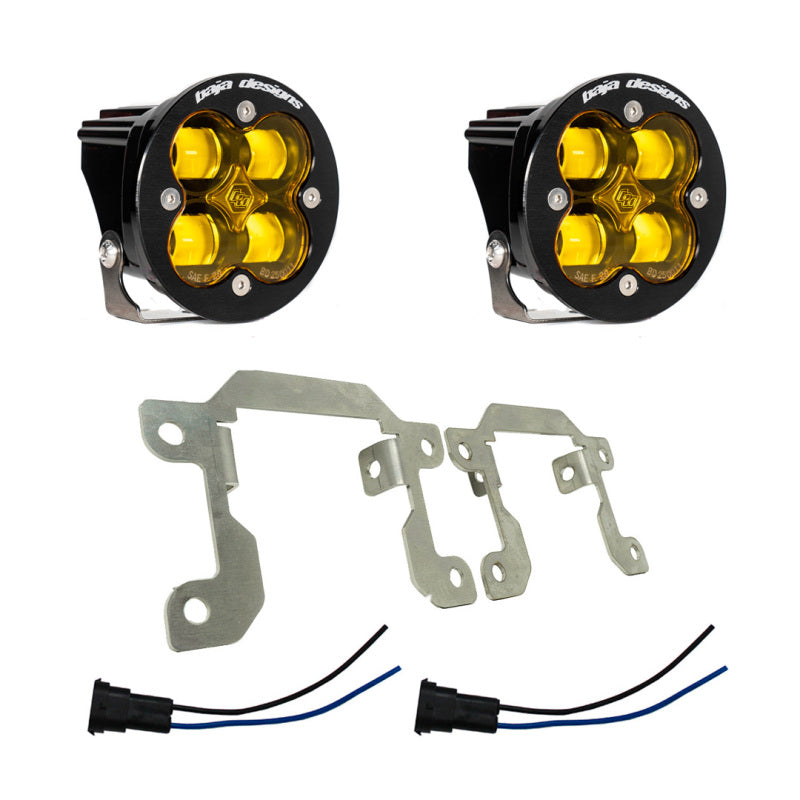 Baja Designs Ford/Subaru Squadron-R SAE Fog Pocket Light Kit  - Amber