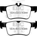 EBC 16-18 Honda Civic Yellowstuff Rear Brake Pads