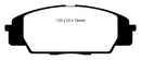 EBC 07-11 Acura CSX (Canada) 2.0 Type S Redstuff Front Brake Pads