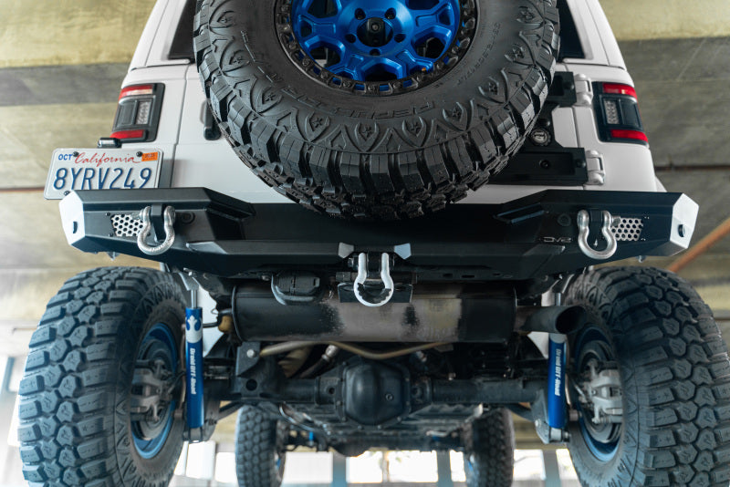 DV8 Offroad 2018 Jeep Wrangler JL MTO Series Rear Bumper w/ Optional Tire Carrier