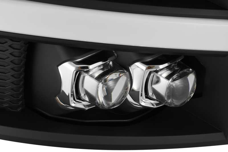 AlphaRex 07-13 Chevrolet Silverado NOVA-Series LED Projector Headlights Black