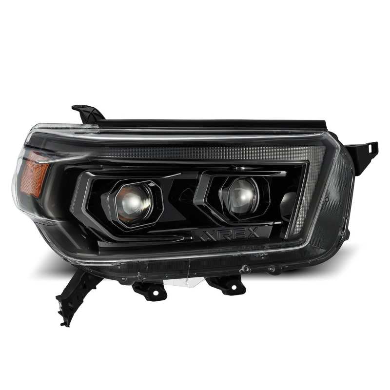 AlphaRex 10-13 Toyota 4Runner LUXX-Series Projector Headlights Alpha-Black