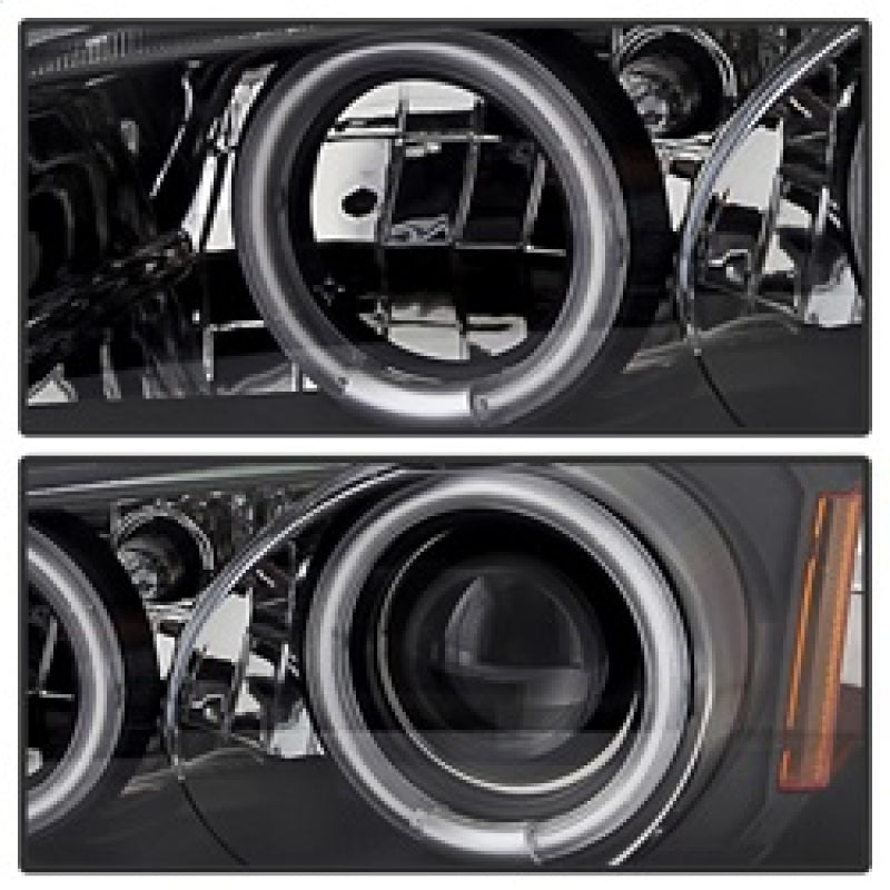 Spyder Pontiac Grand Prix 97-03 Projector Headlights CCFL Halo Blk Low H1 PRO-YD-PGP97-1PC-CCFL-BK