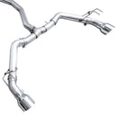 AWE Tuning 22+ Honda Civic Si/Acura Integra Track Edition Cat-Back Exhaust - Dual Chrome Silver Tips
