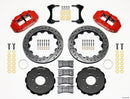 Wilwood Narrow Superlite 6R Front Hat Kit 12.88in Drill Red 2006-Up Civic / CRZ