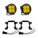 Baja Designs Dodge/Ram Squadron Sport Fog Pocket Light Kit  - Amber