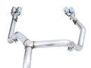 AWE Tuning 4th Gen GM 1500 5.3L 0FG Cat-Back Split Rear Exit (w/ Bumper Cutouts) - Quad Chrome Tips