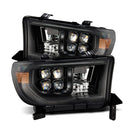 AlphaRex 07-13 Toyota Tundra/08-17 Toyota Sequoia MK II NOVA-Series LED Projector Headlights Alpha-Black (With Level Adjuster)