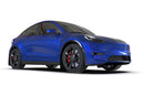 Rally Armor 20-26 Tesla Model Y, Juniper Y White UR Mud Flap w/Black Logo