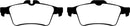 EBC 08-10 Chevrolet Cobalt 2.0 Turbo (SS) Greenstuff Rear Brake Pads