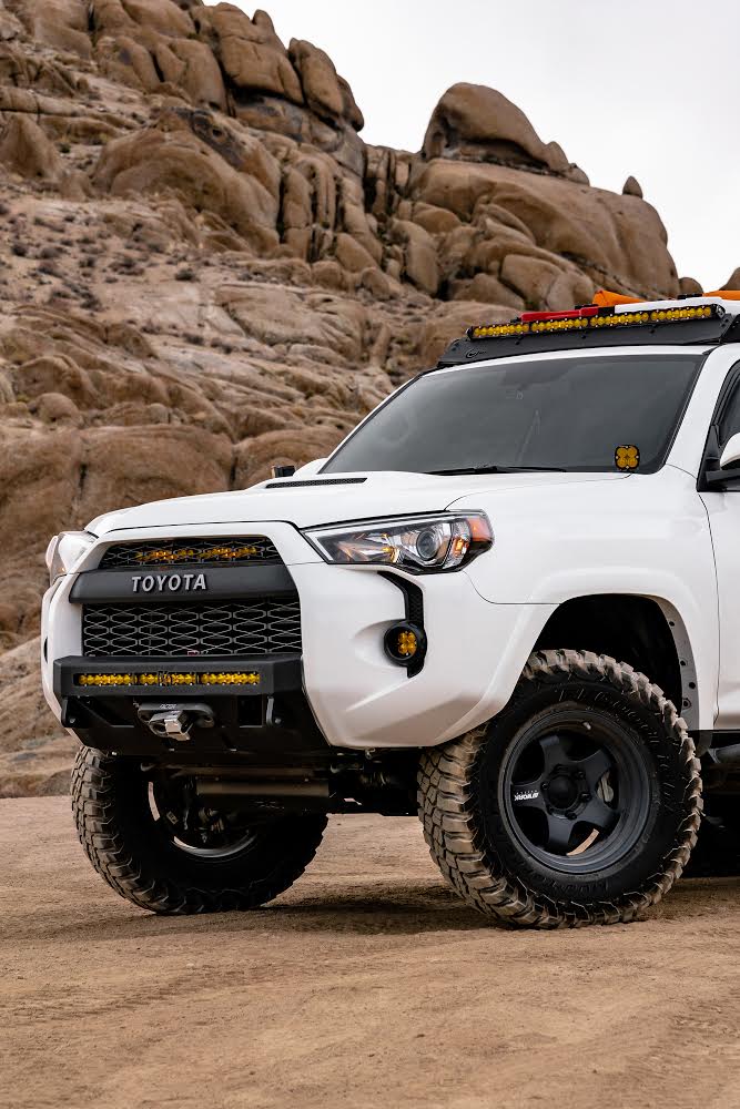 Front end of 5th Gen Toyota 4Runner with front bumper