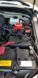 Toyota 4Runner driver side engine bay accessory tray