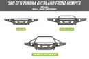Tundra Overland Series Front Bumper / 3rd Gen / 2014-2021