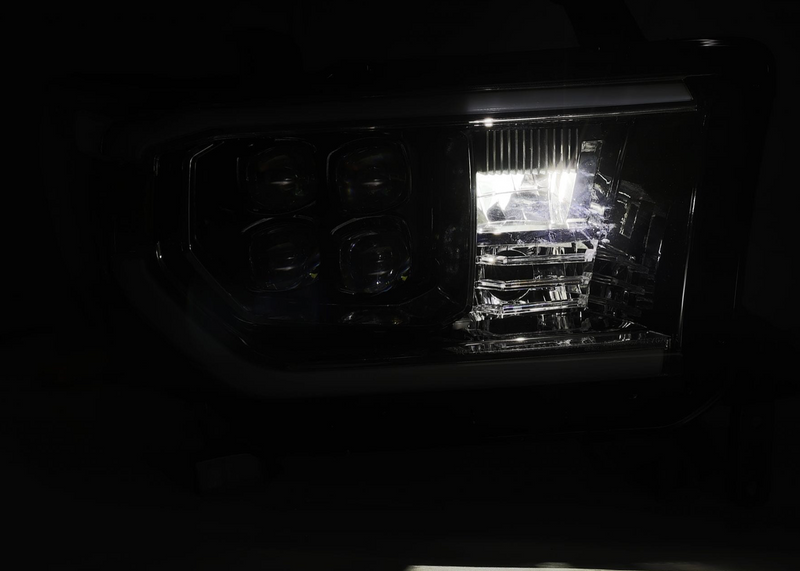 NOVA-Series LED Projector Headlights - Chrome | Toyota Tundra 2007-2013 & Toyota Sequoia 2008-2017