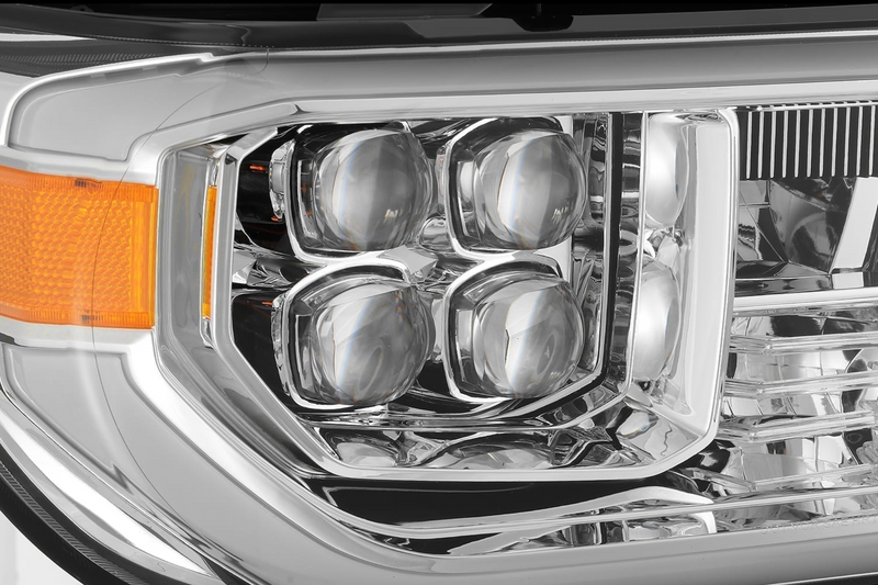 NOVA-Series LED Projector Headlights - Chrome | Toyota Tundra 2007-2013 & Toyota Sequoia 2008-2017
