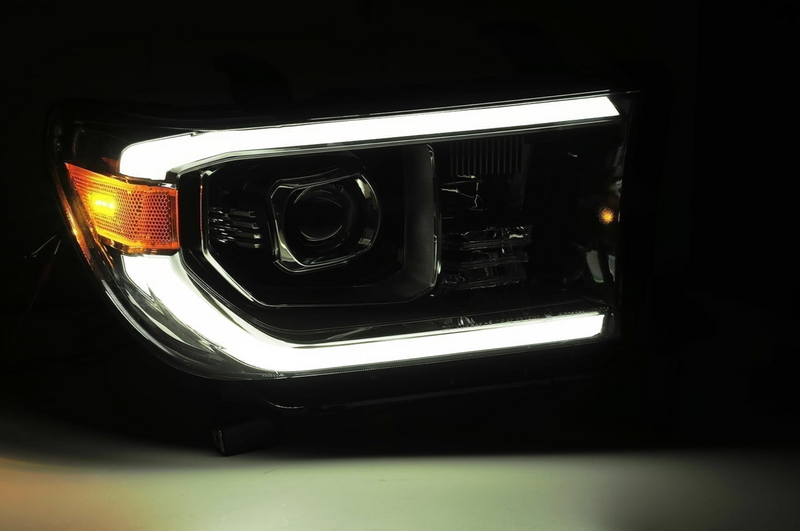 LUXX-Series LED Projector Headlights - Jet Black | Toyota Tundra 2007-2013 & Toyota Sequoia 2008-2017